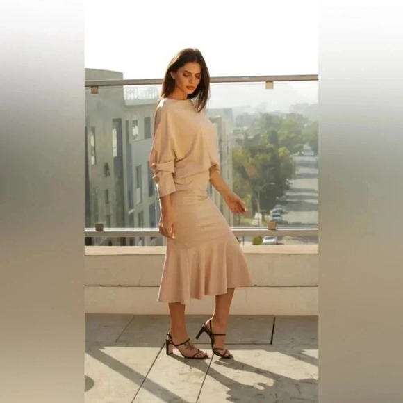 Effortless Grace Blush Dolman Top - Picture 1 of 4